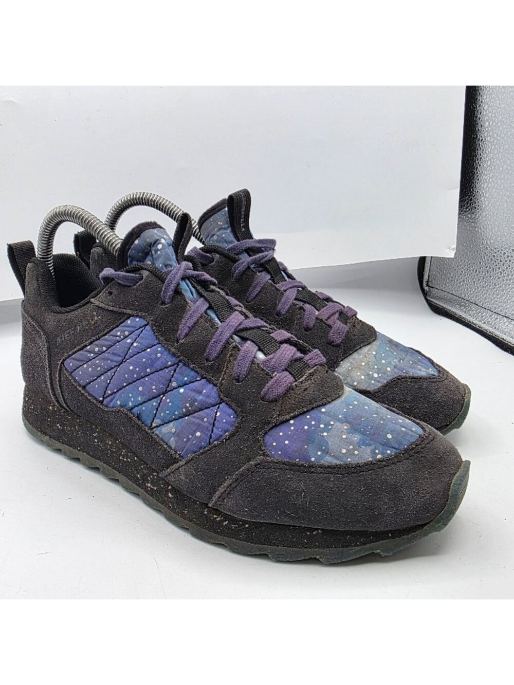 Merrell Alpine Night Sky Womens Size 7 Black Blue Trail Running Shoes Walking